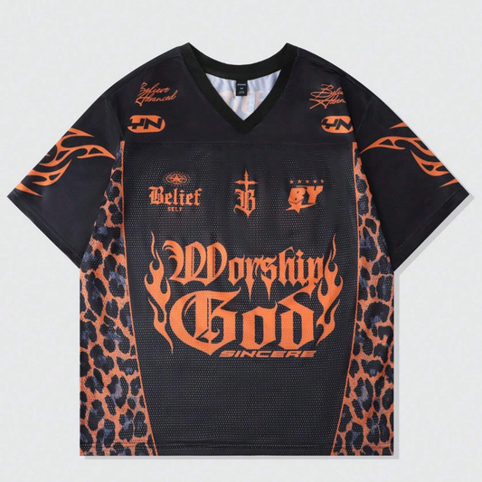 Worship God - Black & Orange