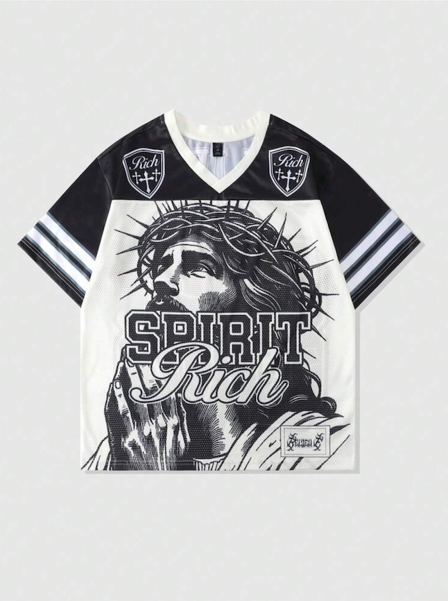 Jesus Jersey – Black & White Edition