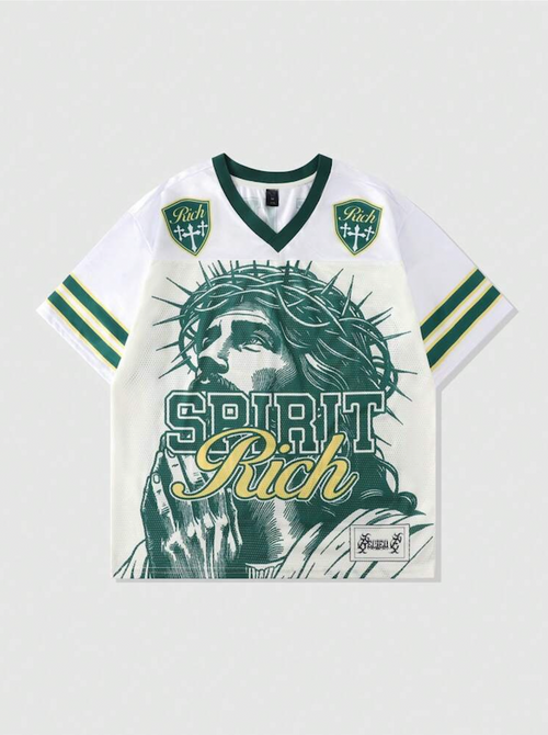 Jesus Jersey - Green & White Edition