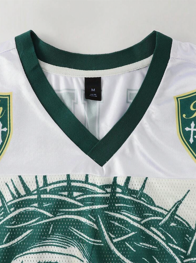 Jesus Jersey - Green & White Edition