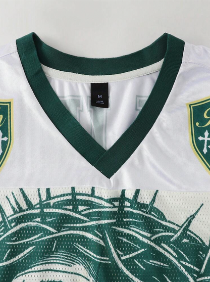 Jesus Jersey - Green & White Edition