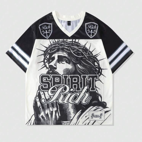 Pray On™ Jersey - Black & White