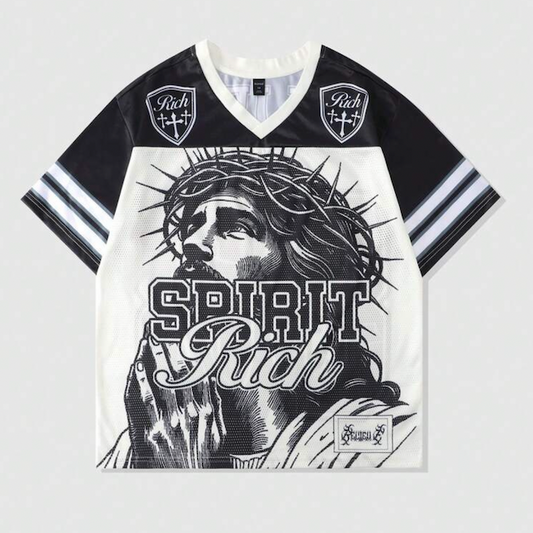 Pray On™ Jersey - Black & White