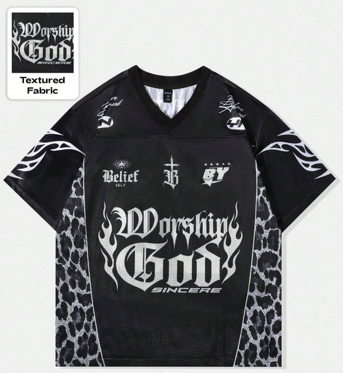 Worship God - Black & White