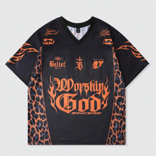 Worship God - Black & Orange