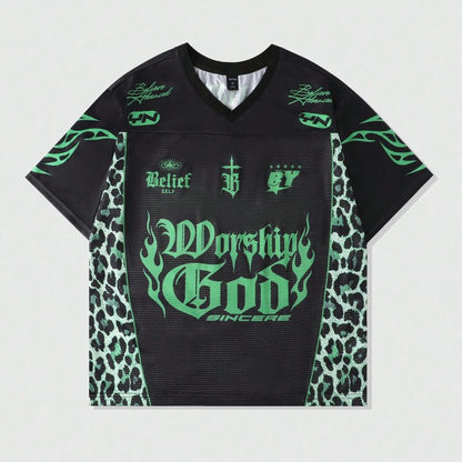 Worship God - Black & Green