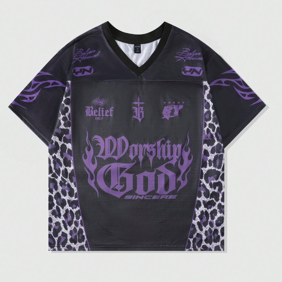Worship God - Black & Purple