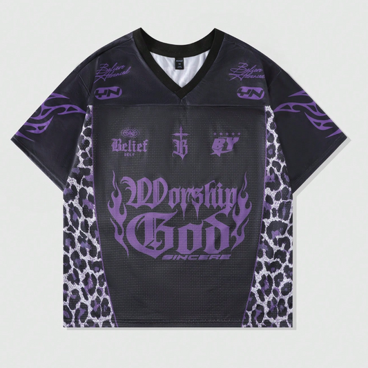 Worship God - Black & Purple