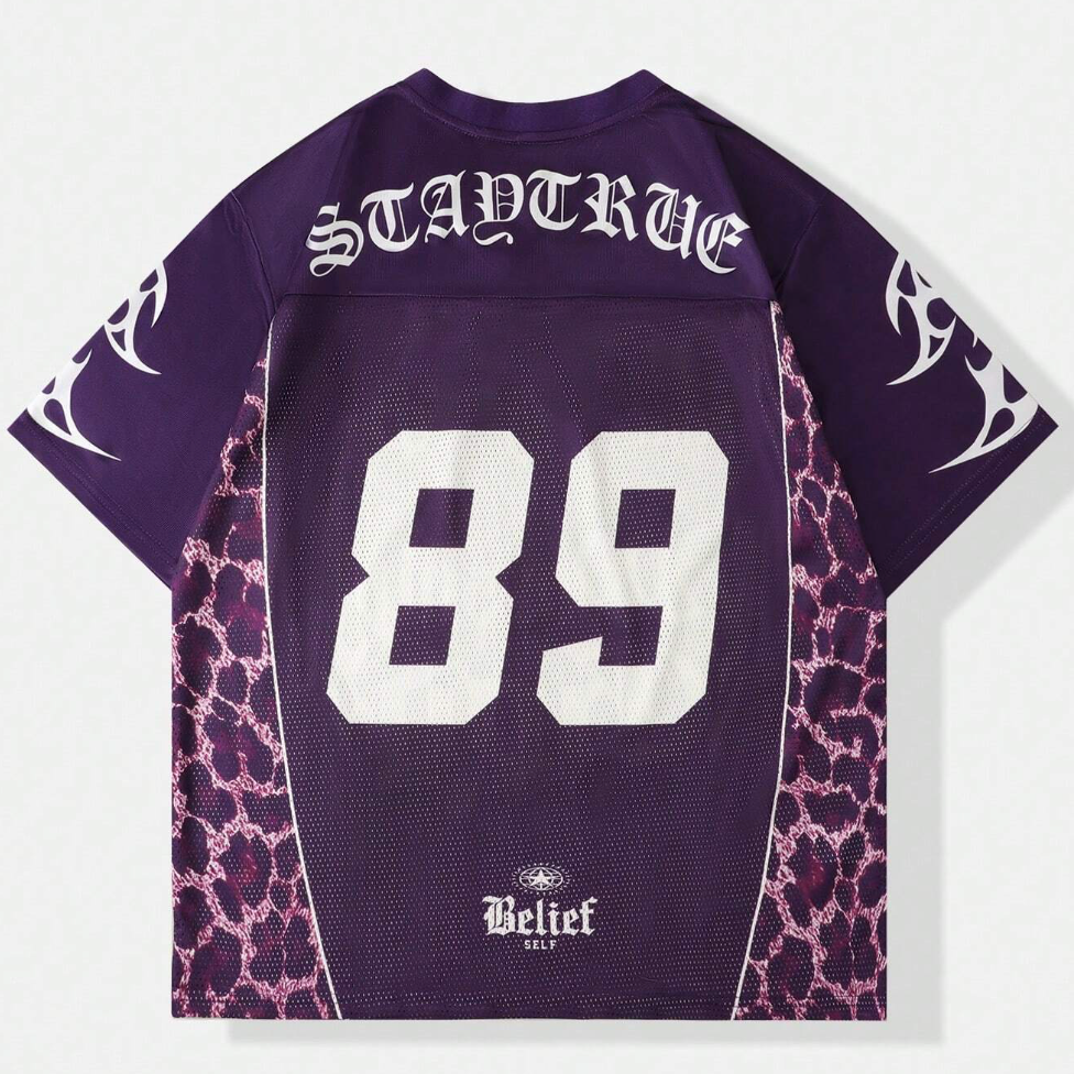 Worship God - Purple & White