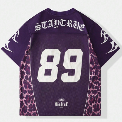 Worship God - Purple & White