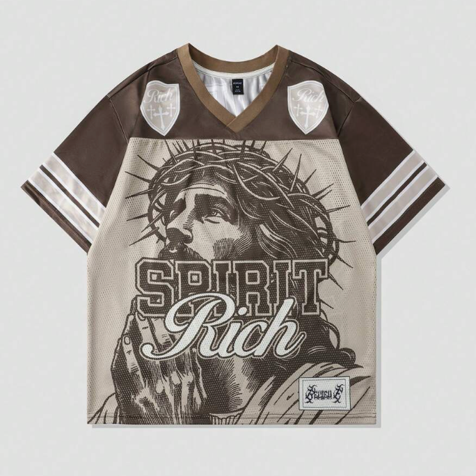 Pray On™ Jersey - Brown